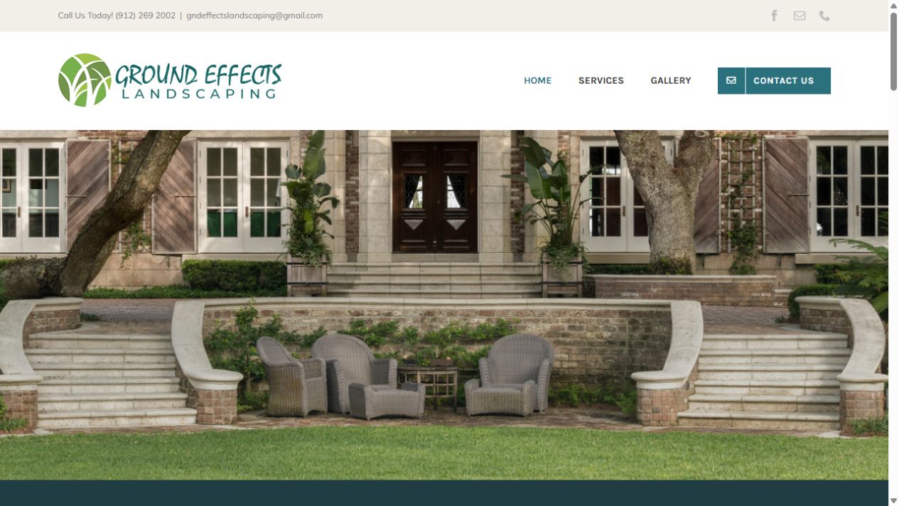 Ground Effects Landscaping homepage